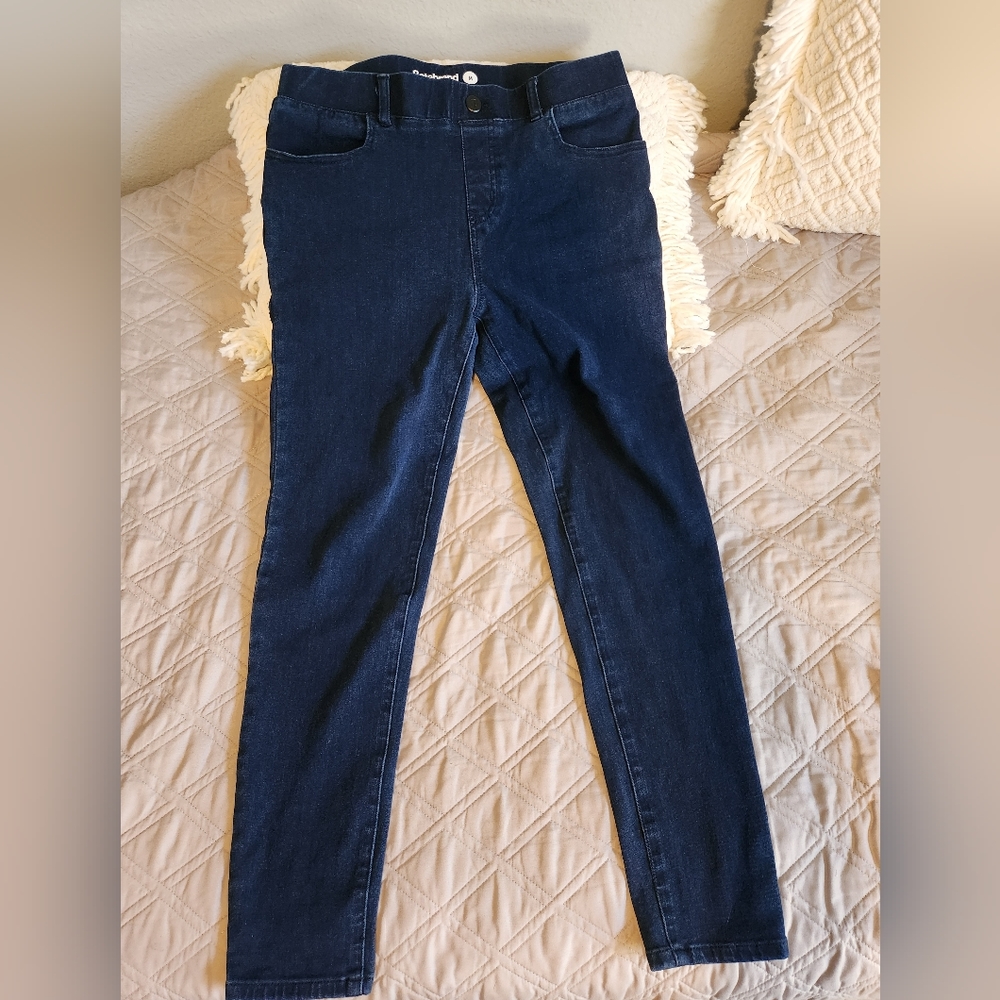 Betabrand Yoga Denim Medium Skinny 4-Pocket
